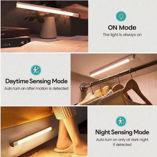 Luz LED con Sensor de Movimiento Recargable